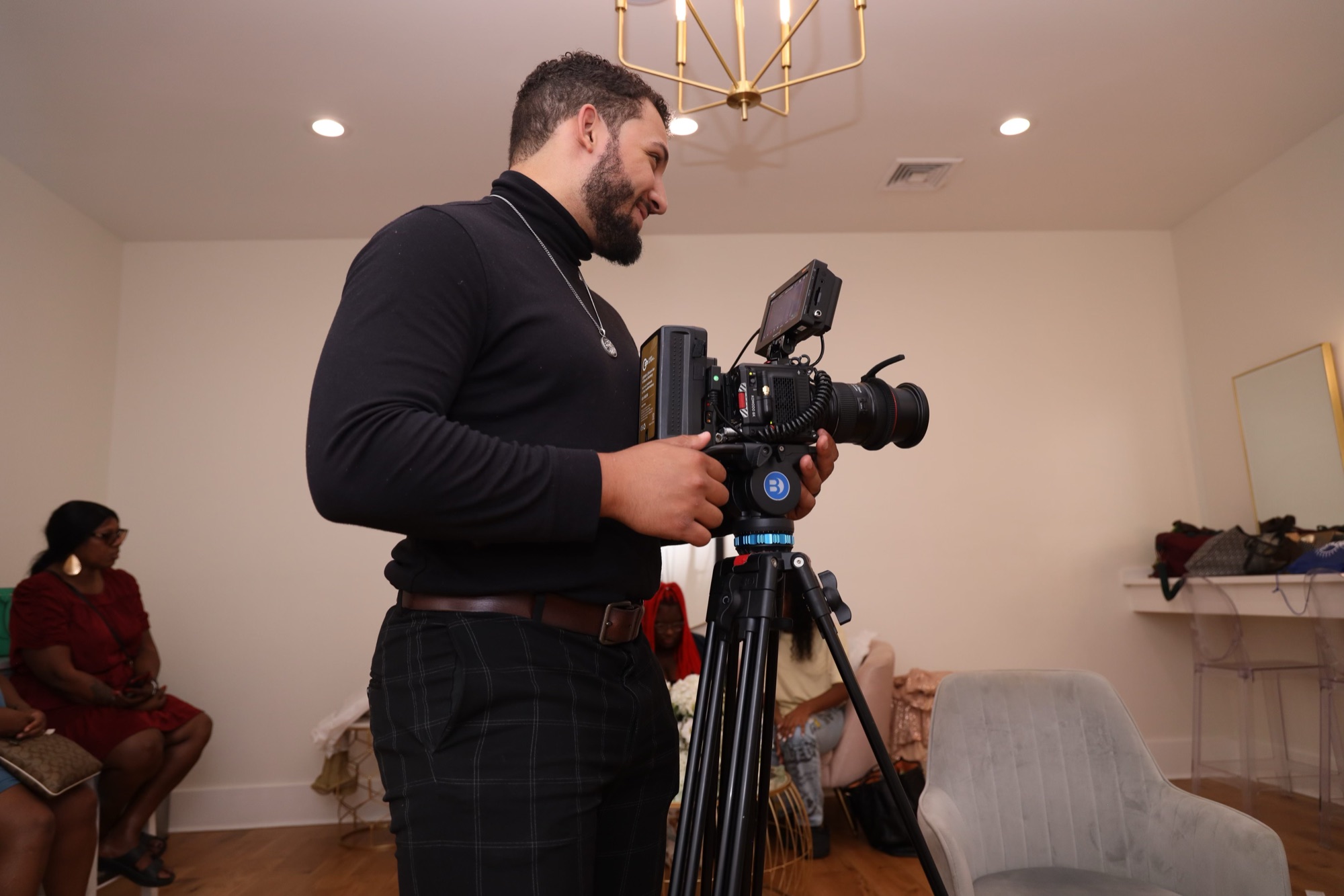 On-location shoot for a client