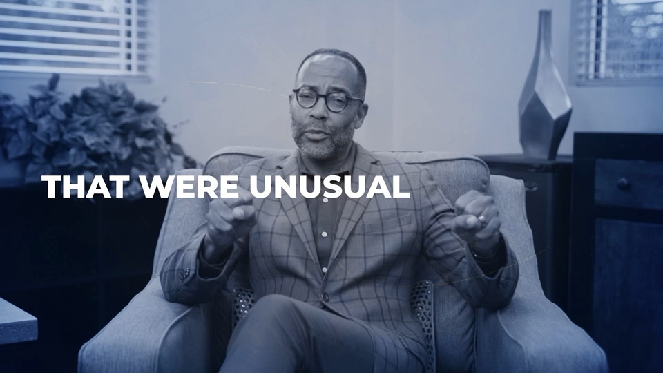 Still frame from a church giving campaign film